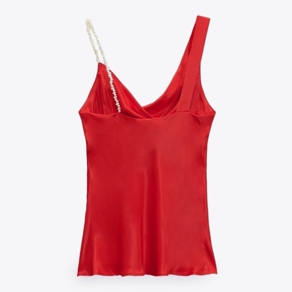 Zara Asymmetrical Pear Detail Top - Picture 5 of 11